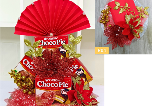 Set phụ kiện làm tháp oản, tháp bánh, tháp bia, tháp nước ngọt tài lộc trang trí Tết