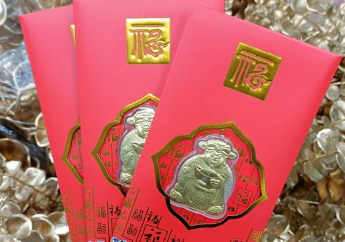 Lì Xì Thần Tài Mạ Vàng 24K May Mắn Rước Tài Lộc ❤️ Quà Tết Ý Nghĩa ❤️ May Mắn Cho Ngày Vía Thần Tài